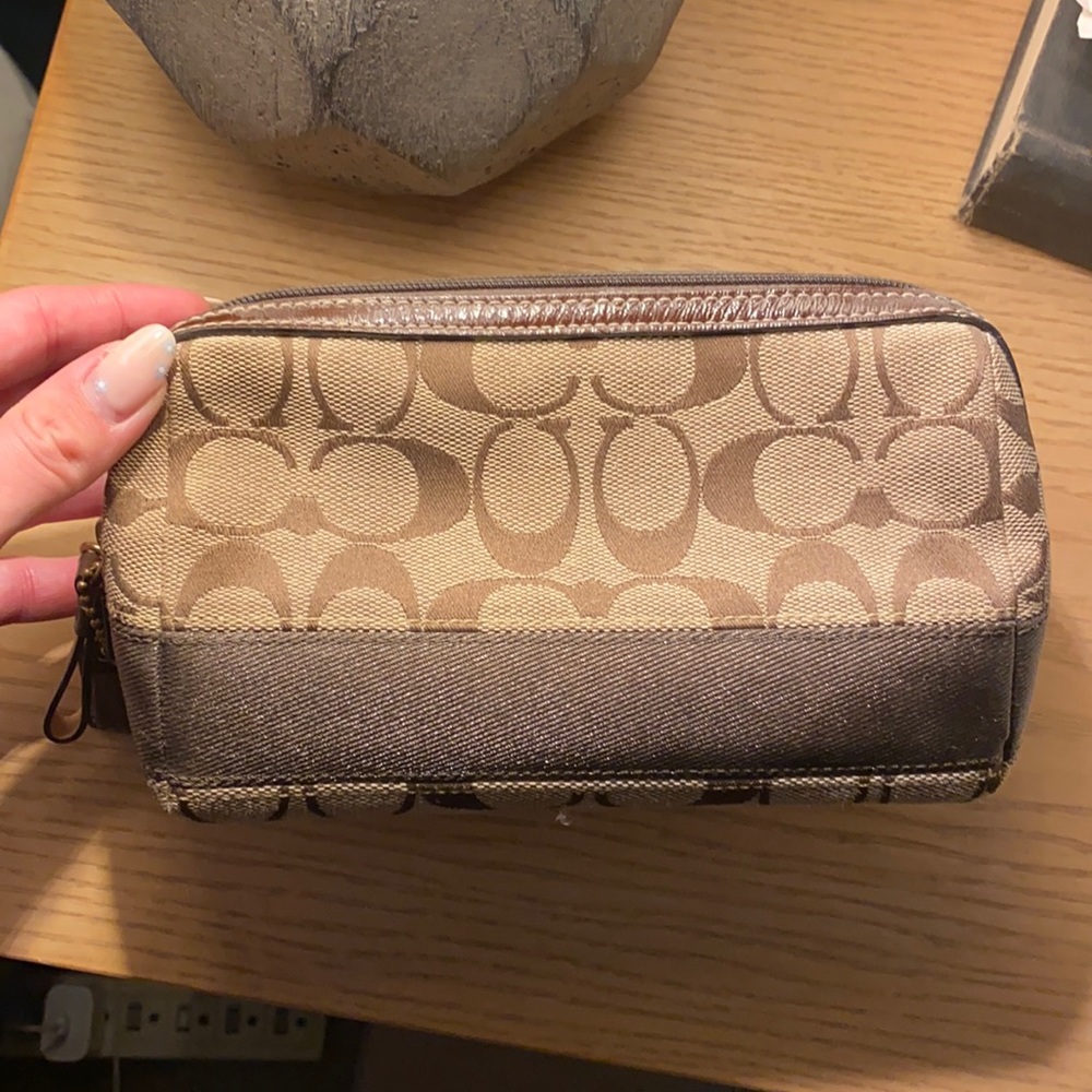 Coach cosmetic bag